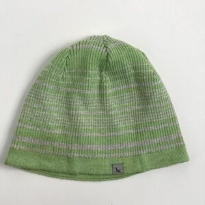 Eddie Bauer Green Gray Winter Hat Beanie  Cap